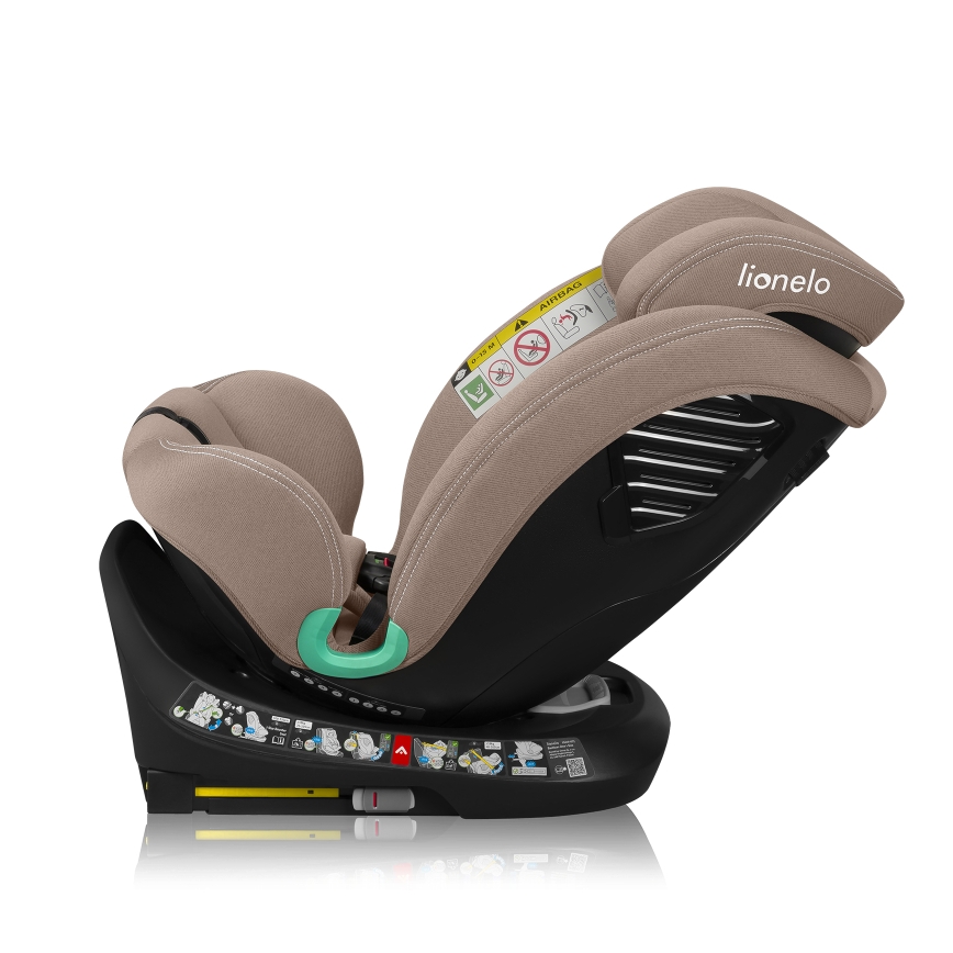 Lionelo - BASTIAAN ONE i-Size 40-150 cm forgatható autósülés bázissal, homokszínű