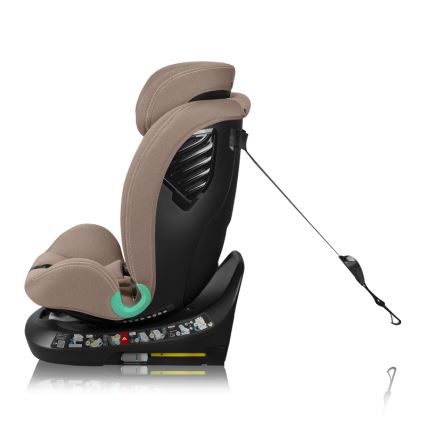 Lionelo - Forgatható autós gyerekülés bázissal BASTIAAN ONE i-Size 40-150 cm bézs homok