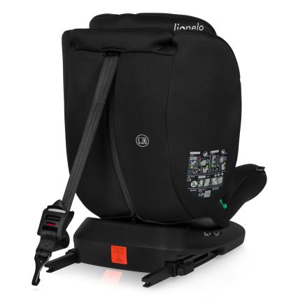 Lionelo - Forgatható autós gyerekülés bázissal BASTIAAN i-Size 40-150 cm Pink Rose