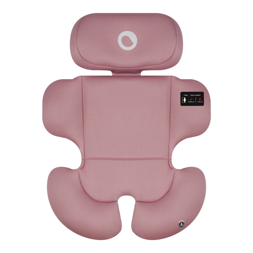 Lionelo - Forgatható autós gyerekülés bázissal BASTIAAN i-Size 40-150 cm Pink Rose