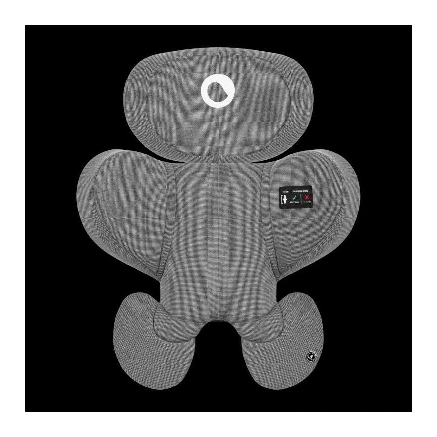 Lionelo - Forgatható autós gyerekülés bázissal HARMONY i-Size 40-150 cm fekete/szürke