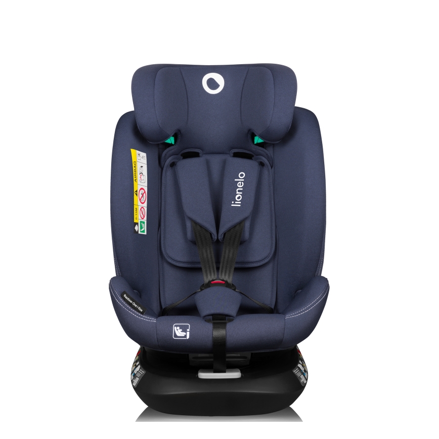 Lionelo - Forgatható autósülés bázissal BASTIAAN ONE i-Size 40-150 cm Blue Navy