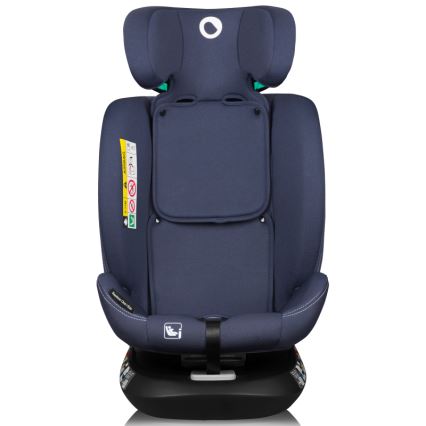 Lionelo - Forgatható autósülés bázissal BASTIAAN ONE i-Size 40-150 cm Blue Navy