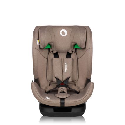 Lionelo - Forgatható autósülés alappal LAVENDER i-Size 76-150 cm bézs latte