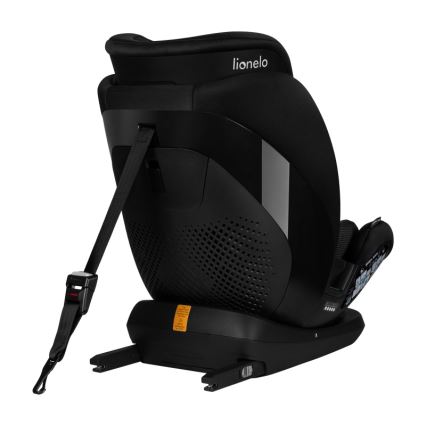 Lionelo - Forgatható autósülés alappal LAVENDER i-Size 76-150 cm Black Carbon