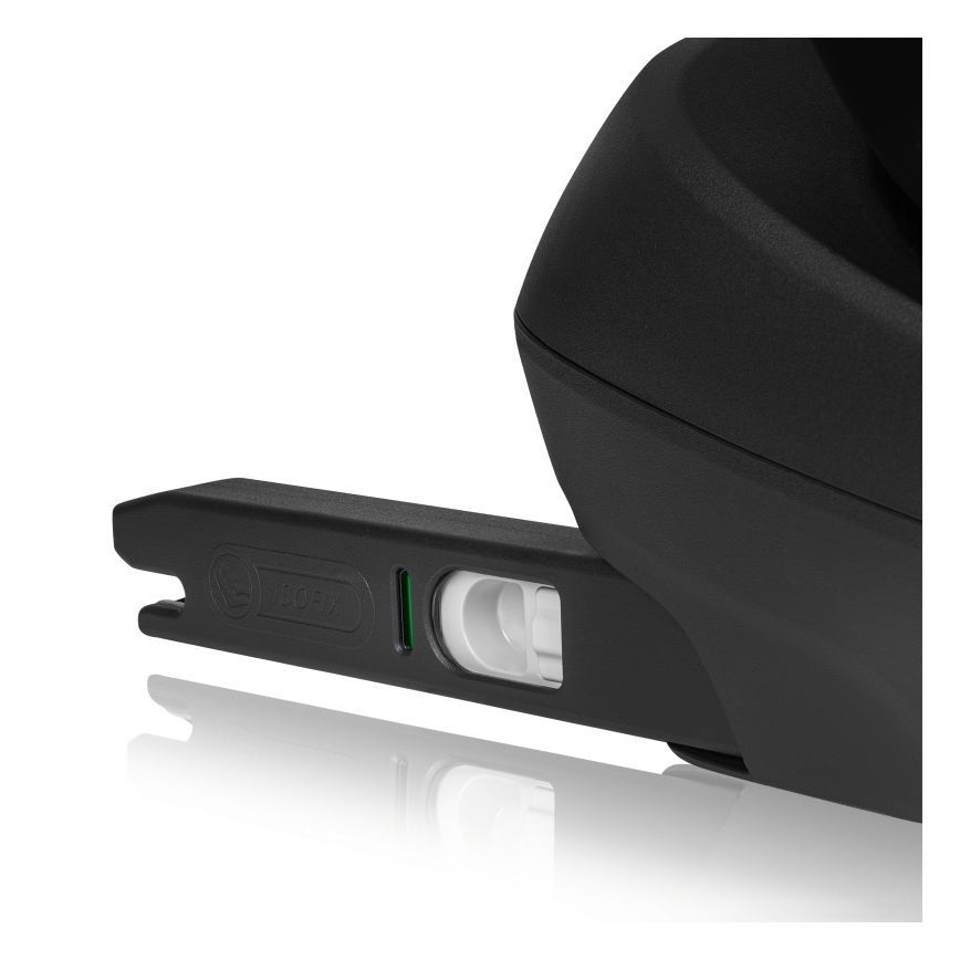 Lionelo - Forgatható autósülés alappal LAVENDER i-Size 76-150 cm Black Carbon