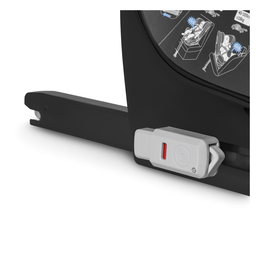 Lionelo - Forgatható autósülés bázissal BRAAM i-Size 40-150 cm Grey Stone