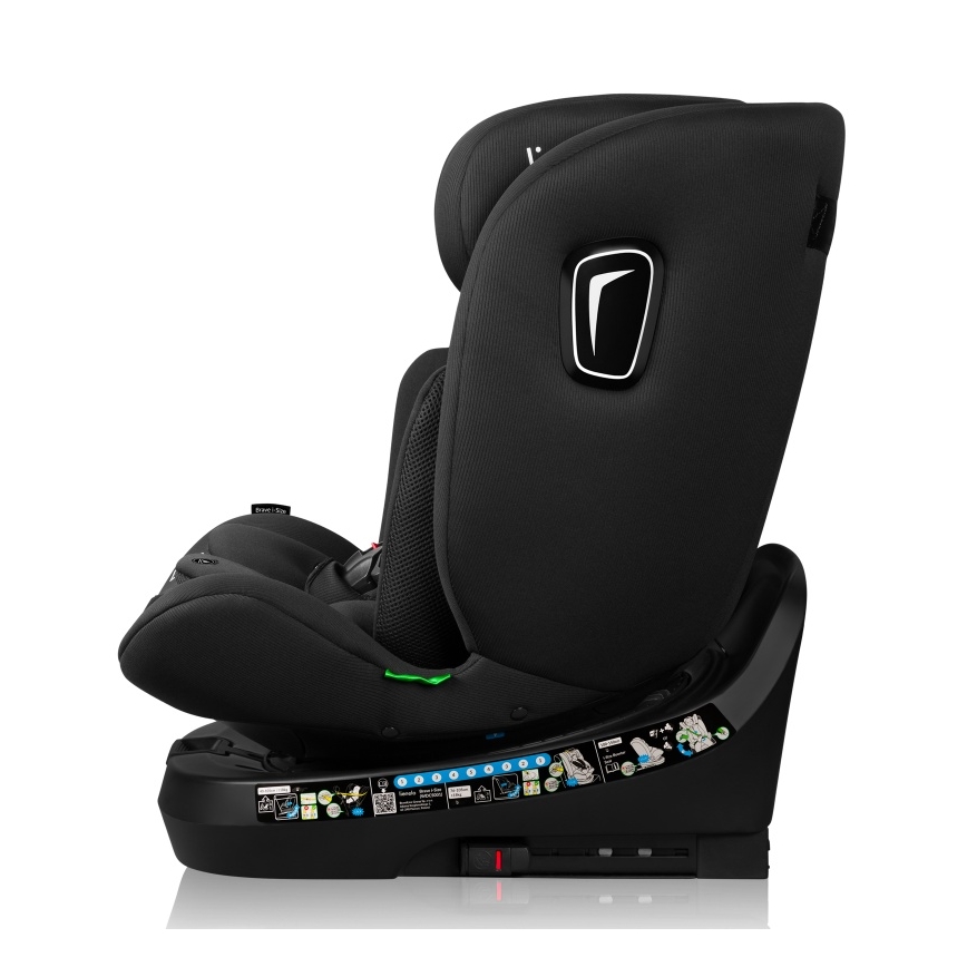 Lionelo - Forgatható BRAVE i-Size autósülés bázissal 40-150 cm fekete karbon