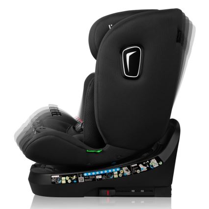 Lionelo - Forgatható BRAVE i-Size autósülés bázissal 40-150 cm fekete karbon