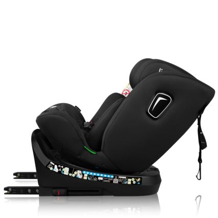 Lionelo - Forgatható BRAVE i-Size autósülés bázissal 40-150 cm fekete karbon