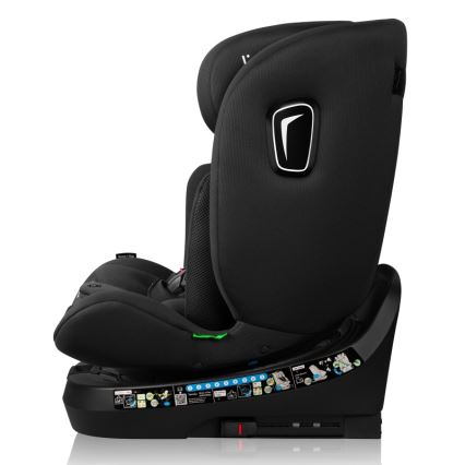 Lionelo - Forgatható BRAVE i-Size autósülés bázissal 40-150 cm fekete karbon