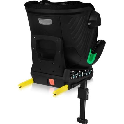 Lionelo - Forgatható gyerekülés bázissal HARMONY i-Size 40-150 cm fekete