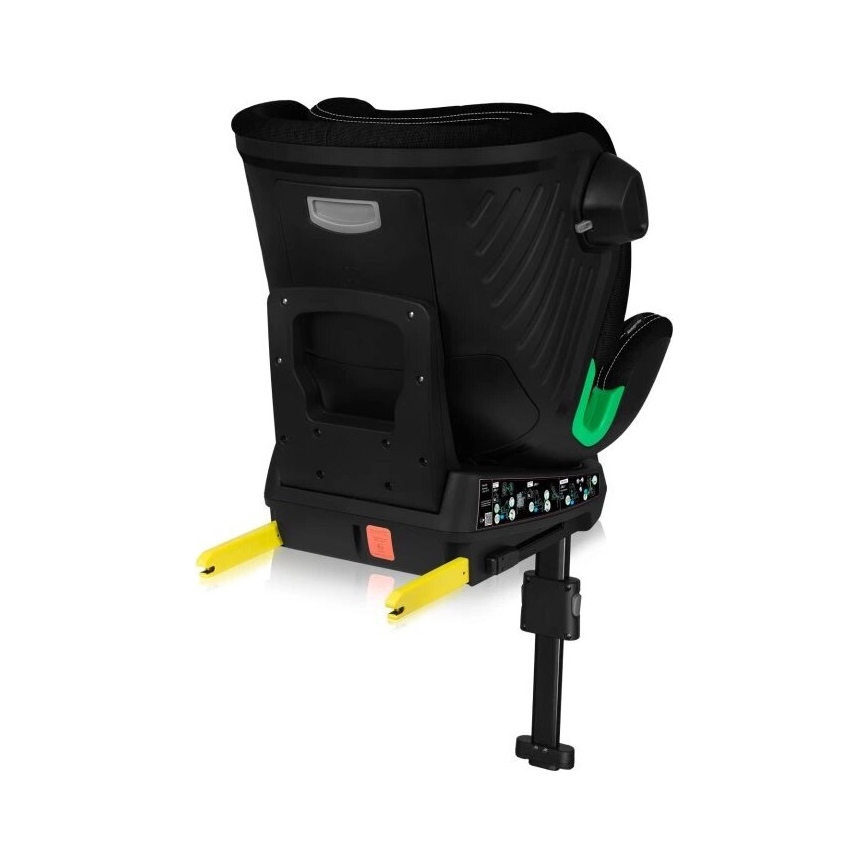 Lionelo - Forgatható gyerekülés bázissal HARMONY i-Size 40-150 cm fekete