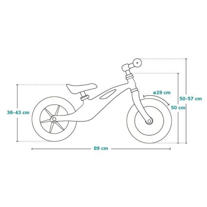 Lionelo - Futóbicikli BART TOUR rózsaszín/zöld