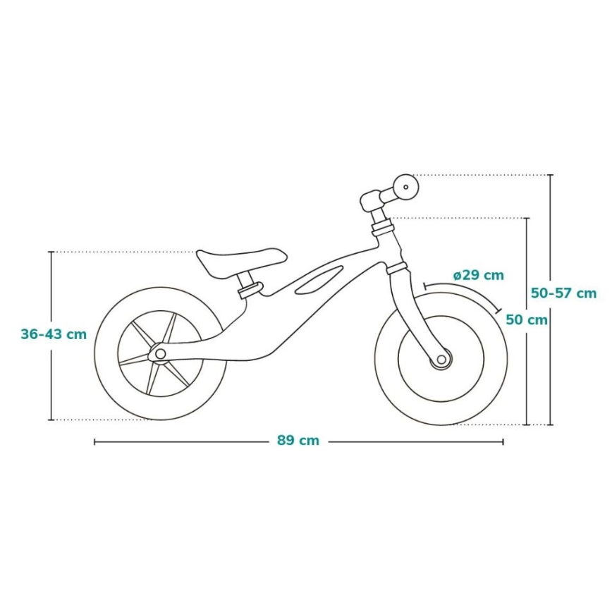 Lionelo - Futóbicikli BART TOUR rózsaszín/zöld