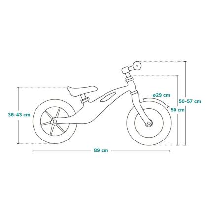 Lionelo - Futóbicikli BART TOUR szürke/sárga