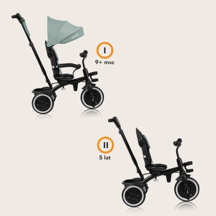 Lionelo - Gyerek tricikli BERRY Green Forest