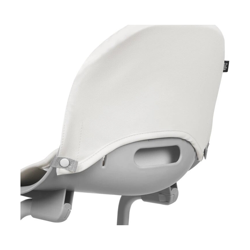 Lionelo - Gyermek étkezőszék 2in1 DALIA fehér/szürke