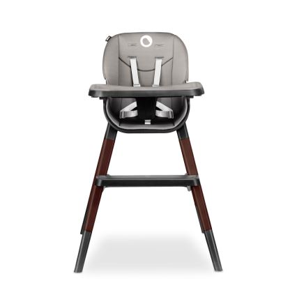 Lionelo - Gyermek étkezőszék MONA Black Onyx