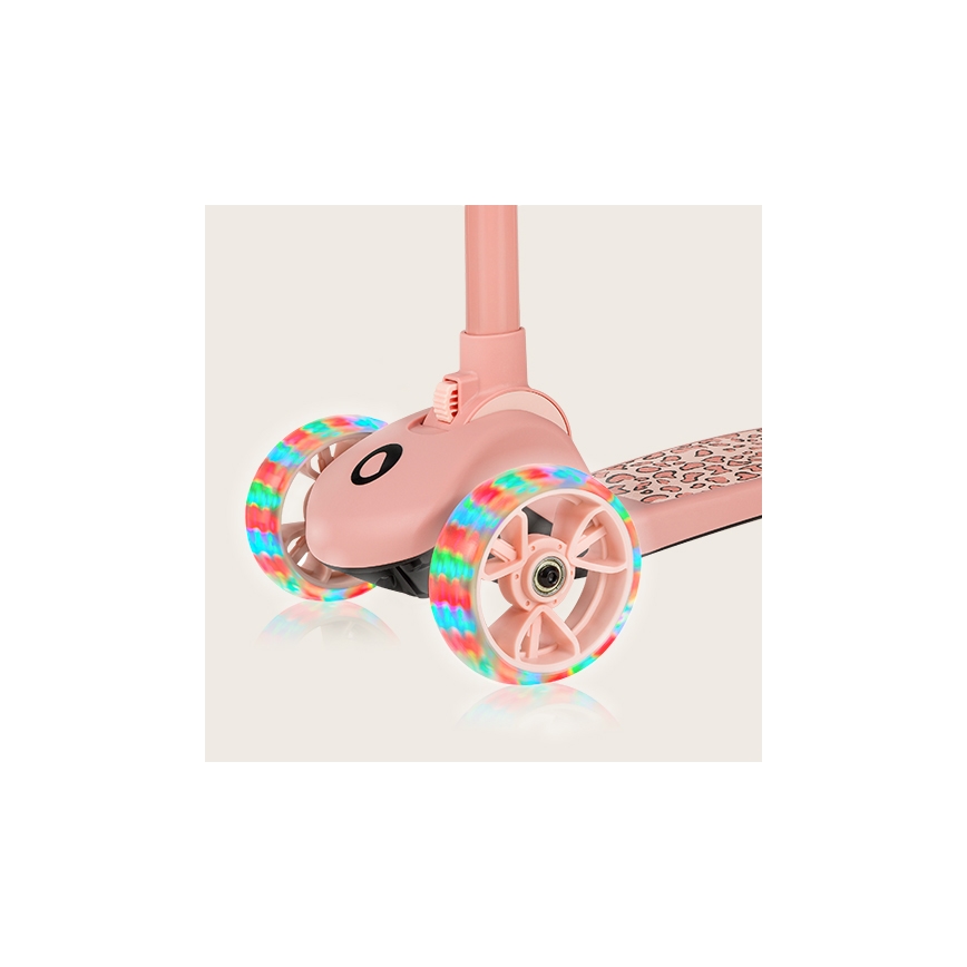 Lionelo - Gyermek roller 2in1 FRANKY rózsaszín