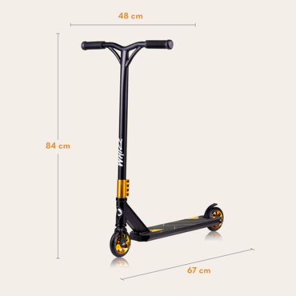 Lionelo - Gyermek roller WHIZZ fekete