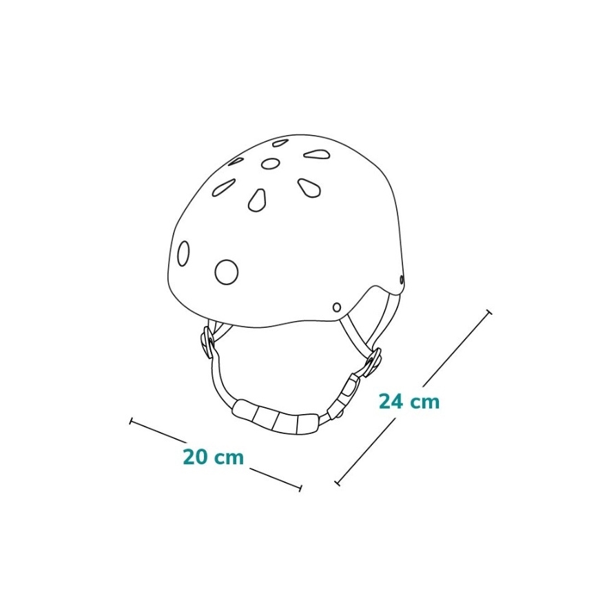 Lionelo - Gyermek sisak HELMET Blue Sky