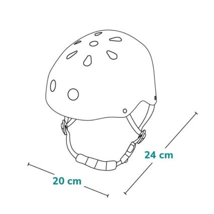 Lionelo - Gyermek sisak HELMET homokszínű