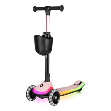 Lionelo - Gyermekroller MEY 3xAAA Pink Rose