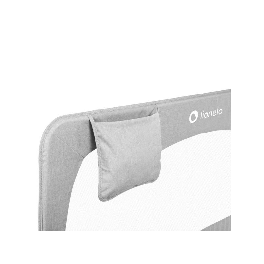 Lionelo - HANNA biztonsági ágykorlát szürke melange