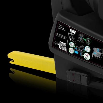 Lionelo - HARMONY i-Size 40-150 cm forgatható autós gyerekülés alapzattal, szürke