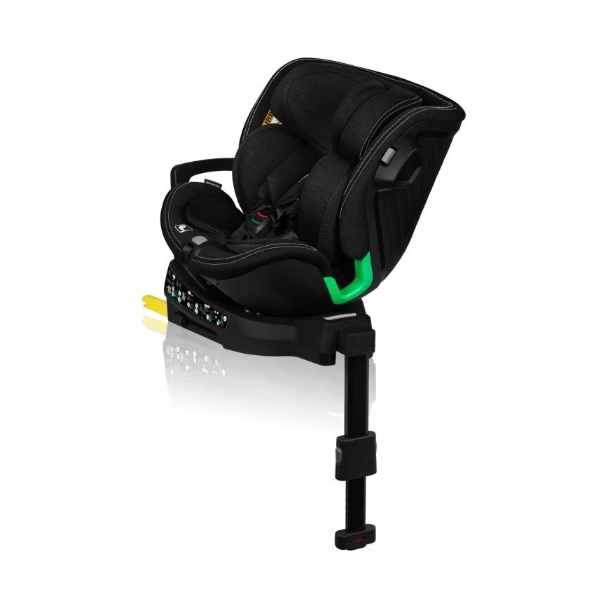 Lionelo - Forgatható autósülés alapzattal HARMONY i-Size 40-150 cm fekete