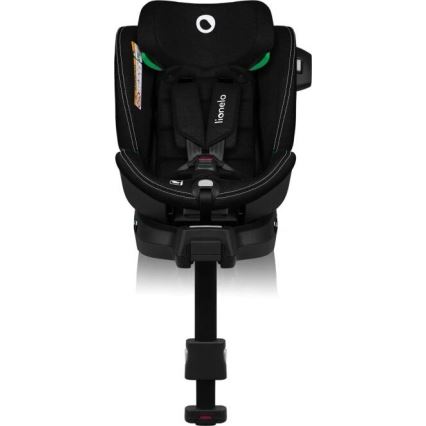 Lionelo - Forgatható autósülés alapzattal HARMONY i-Size 40-150 cm fekete