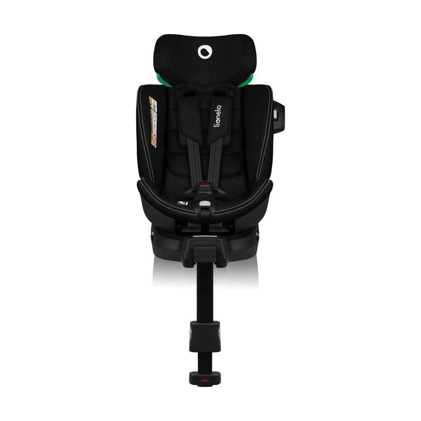 Lionelo - Forgatható autósülés alapzattal HARMONY i-Size 40-150 cm fekete