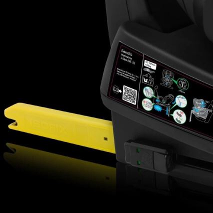 Lionelo - Forgatható autósülés alapzattal HARMONY i-Size 40-150 cm fekete