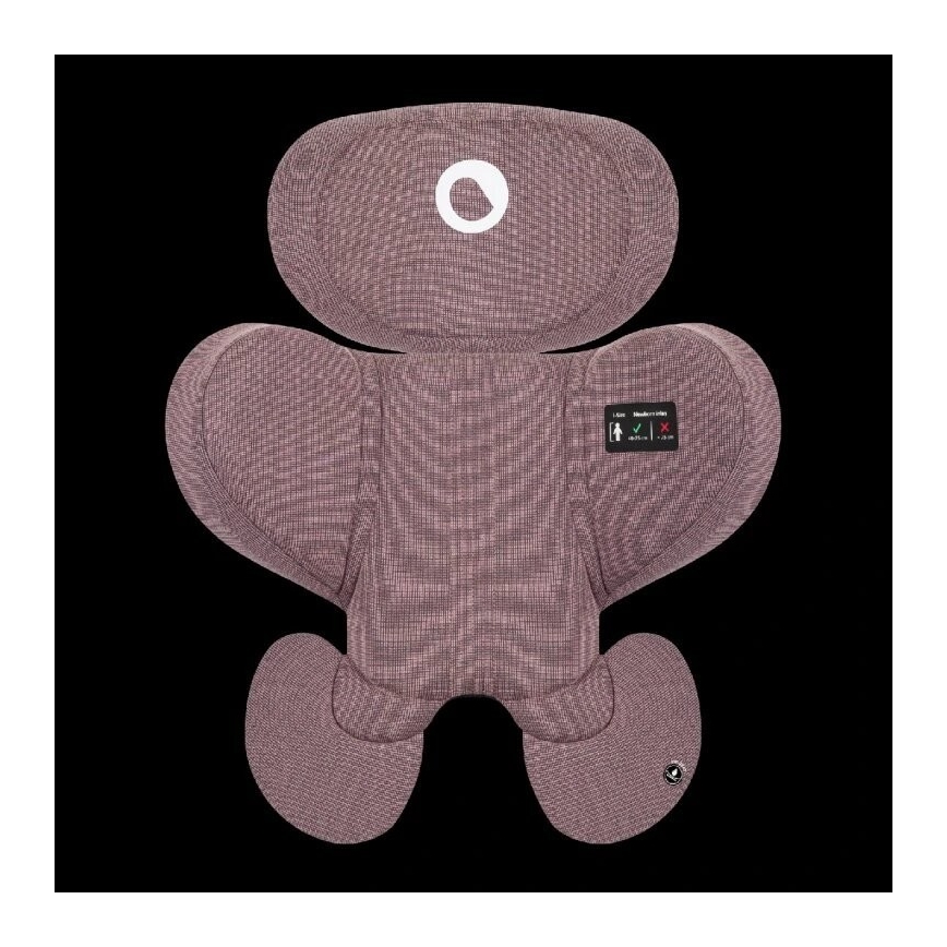 Lionelo - Forgatható autósülés alapzattal HARMONY i-Size 40-150 cm rózsaszín