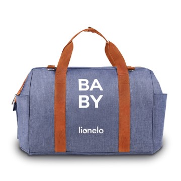 Lionelo - IDA pelenkázó táska babakocsihoz Blue Denim