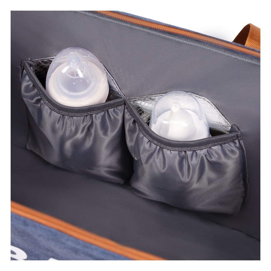 Lionelo - IDA pelenkázó táska babakocsihoz Blue Denim