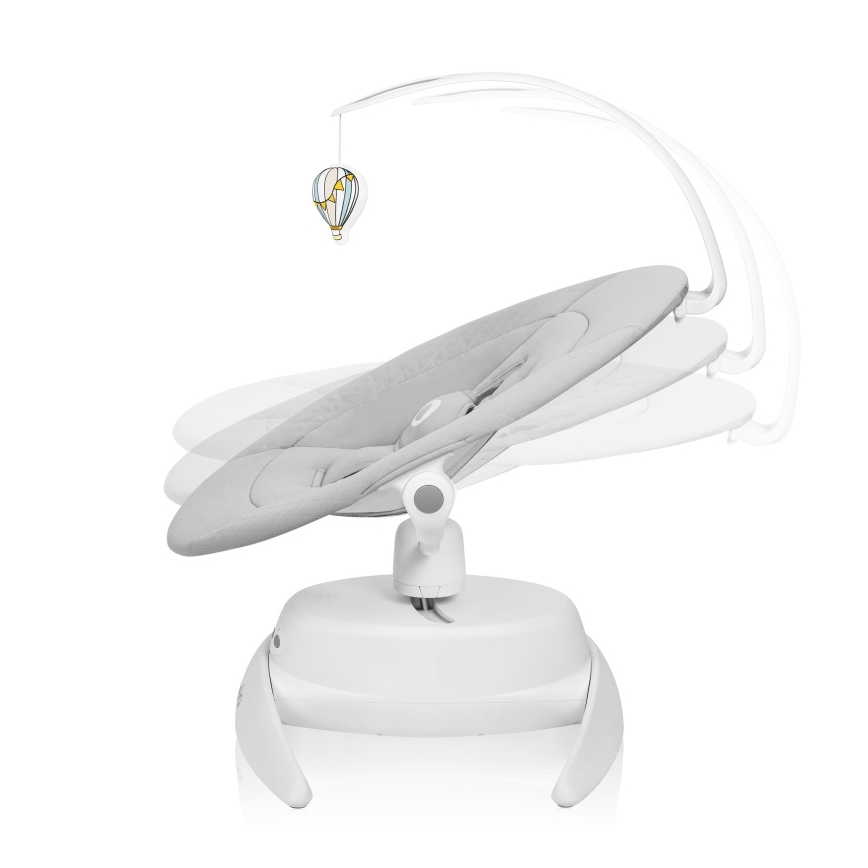 Lionelo - IRIS babahinta dallammal betonszürke