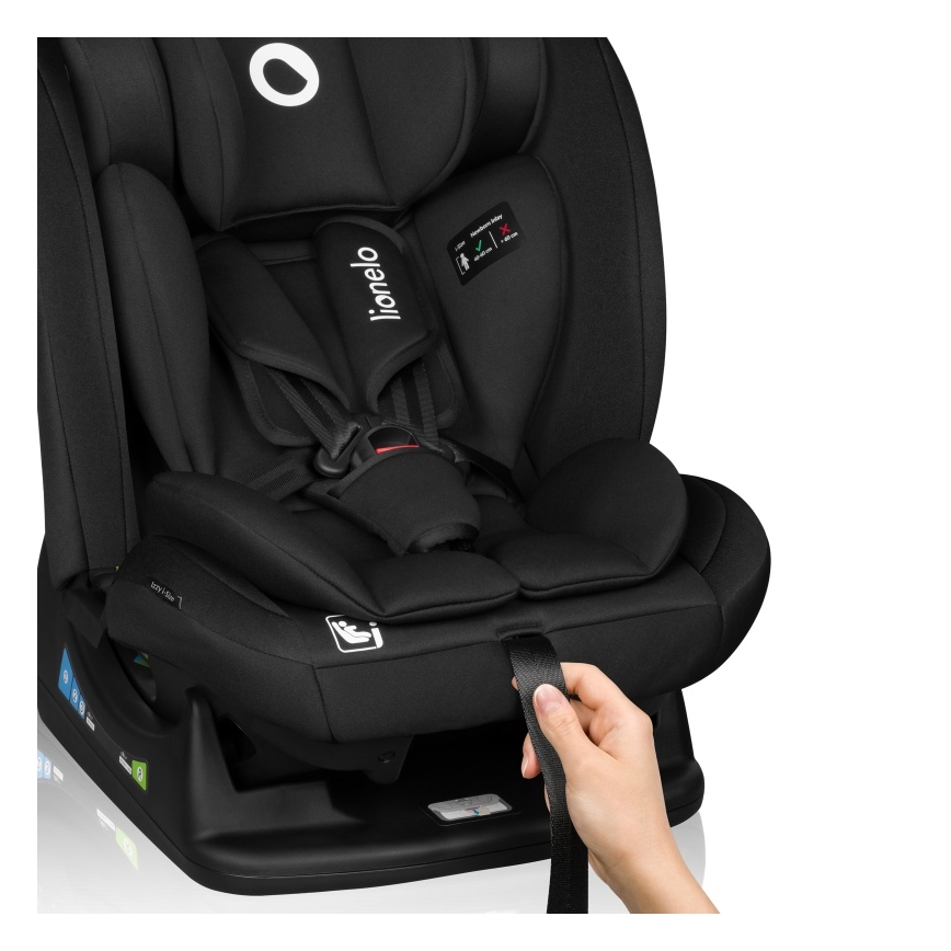 Lionelo - IZZY i-Size autósülés 40-150 cm fekete karbon