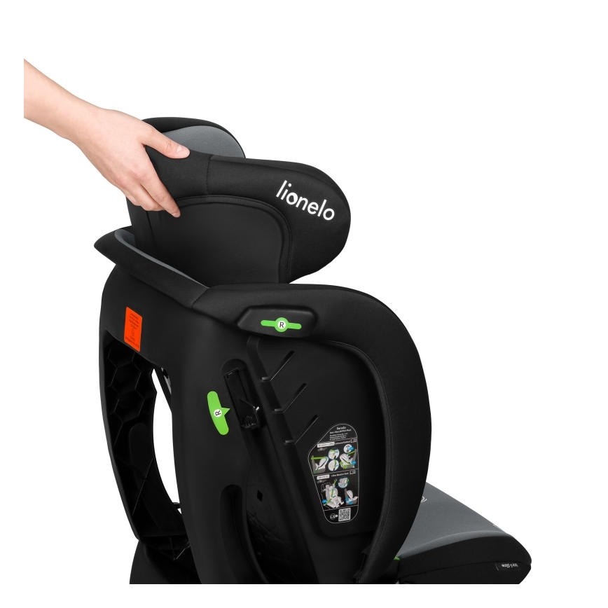 Lionelo - IZZY i-Size autósülés 40-150 cm fekete-szürke