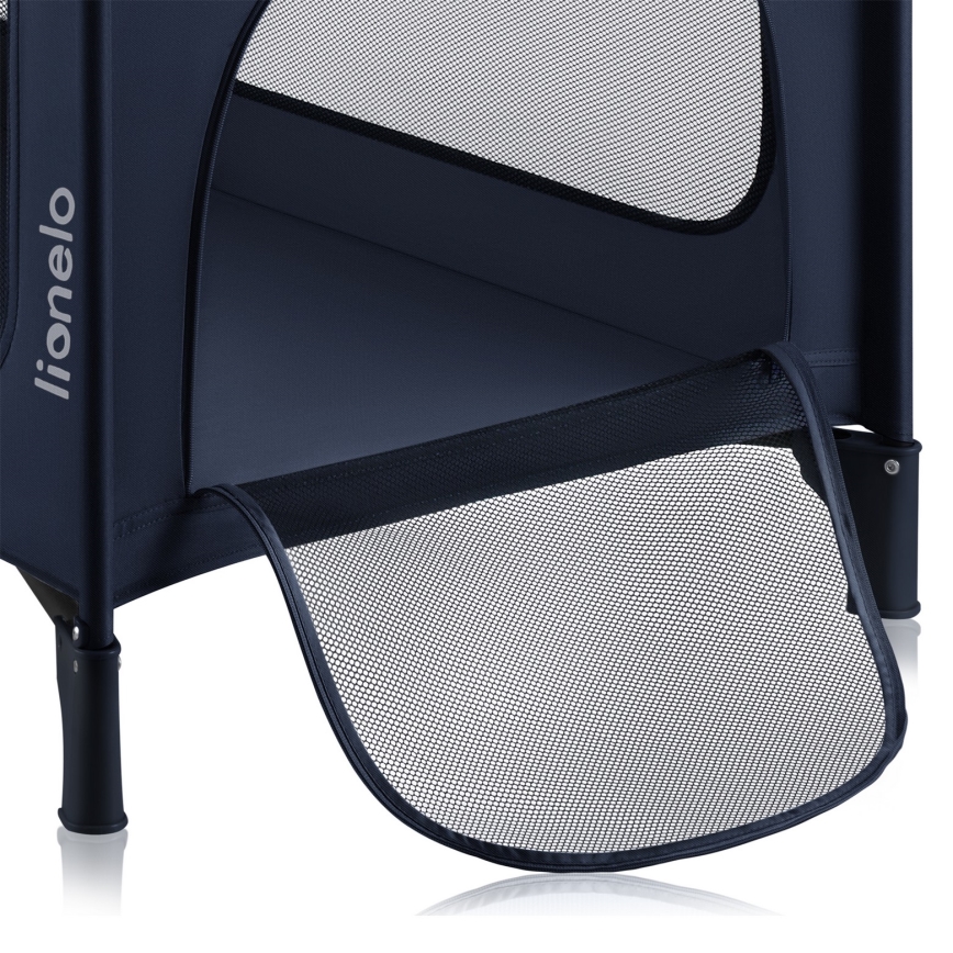 Lionelo - JASMIN EASY FOLD utazóágy tengerészkék