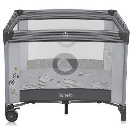 Lionelo - Játékkarám BONNIE Grey Stone