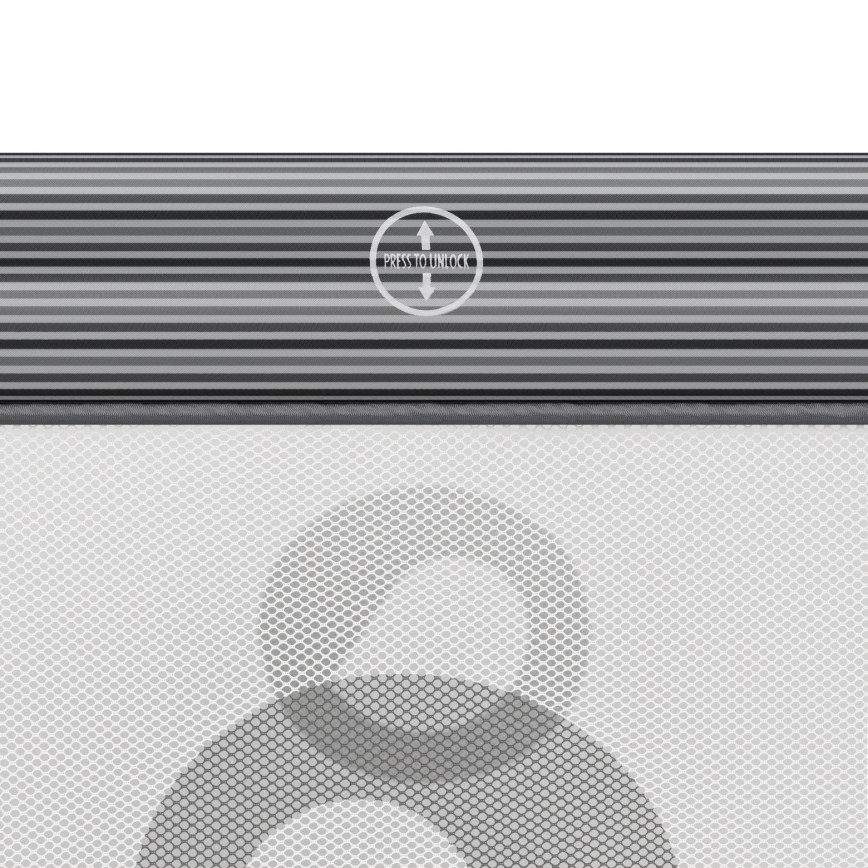 Lionelo - Játékkarám BONNIE Grey Stone