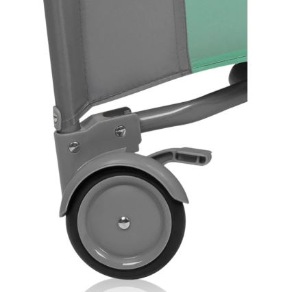 Lionelo - játszókarám MILLE PLUS szürke-zöld