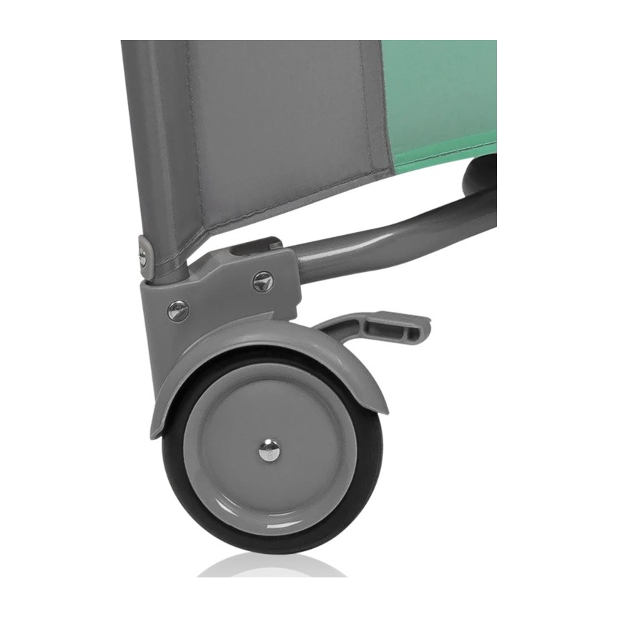 Lionelo - játszókarám MILLE PLUS szürke-zöld