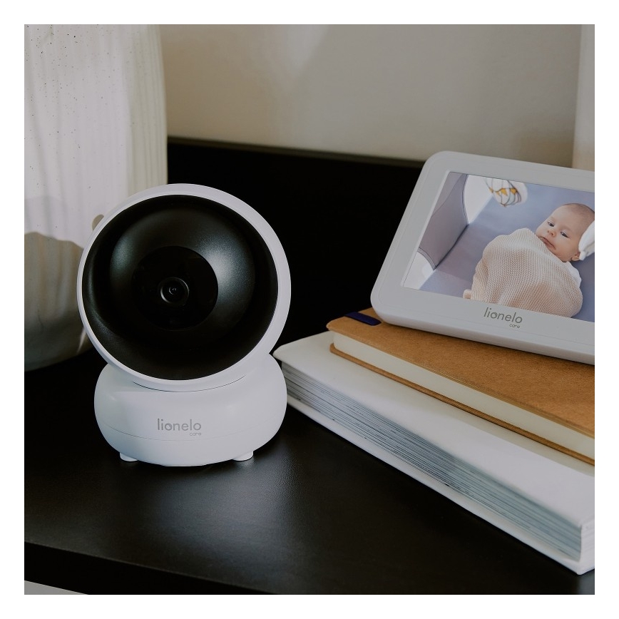 Lionelo - Kijelzős babamonitor BABYLINE 8.3 5V 3600 mAh