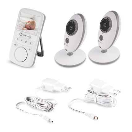 Lionelo - Kijelzős bébiőr BABYLINE 5.1 230V 1000 mAh