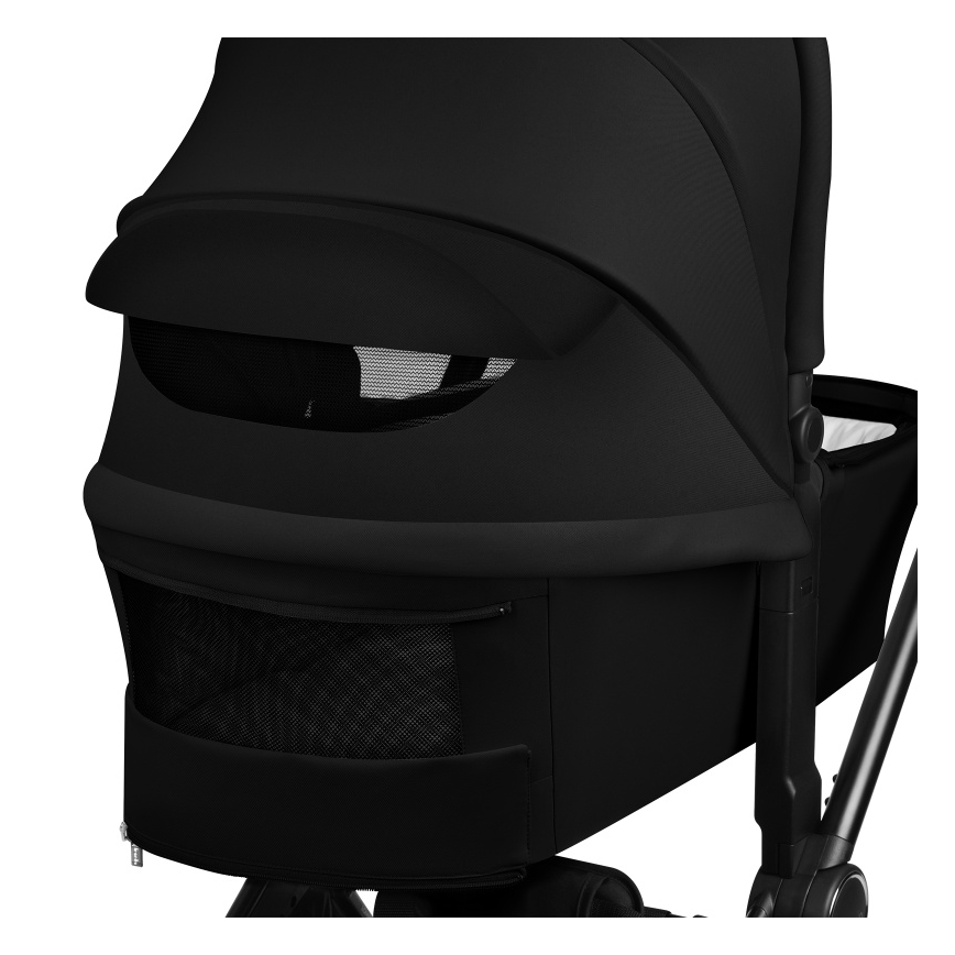 Lionelo - Kombinált 3 az 1-ben babakocsi MIKA PLUS Fekete ónix