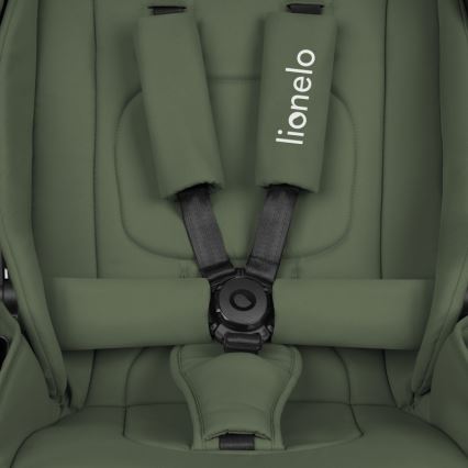 Lionelo - Kombinált 3 az 1-ben babakocsi MIKA PLUS Olívazöld