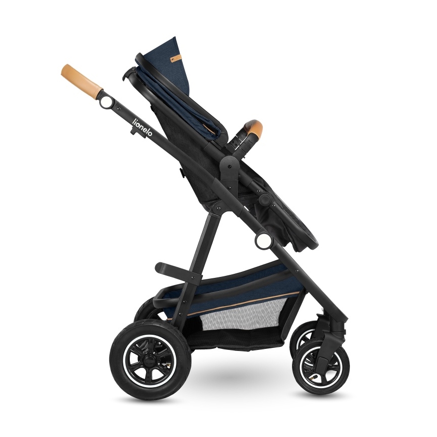 Lionelo - Kombinált babakocsi 2 az 1-ben AMBER tengerészkék